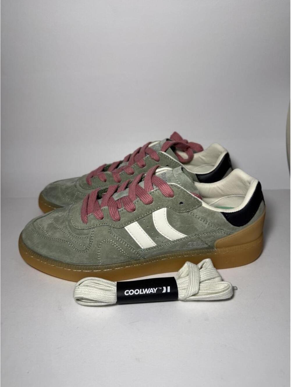 Coolway Women's Multi and Green Trainer